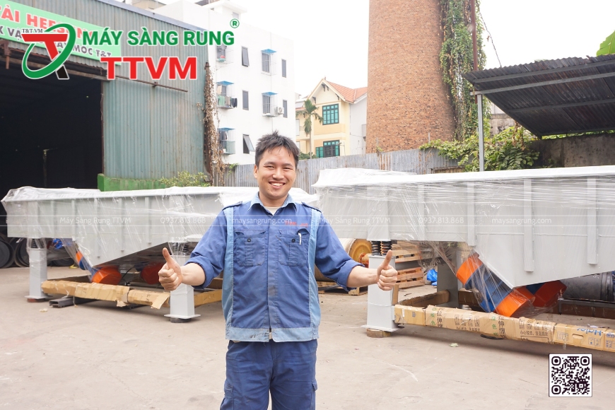 địa chỉ bán máy sàng rung TTVM